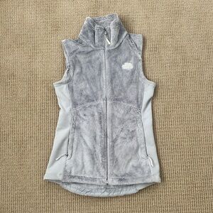 North Face plush vest, size S